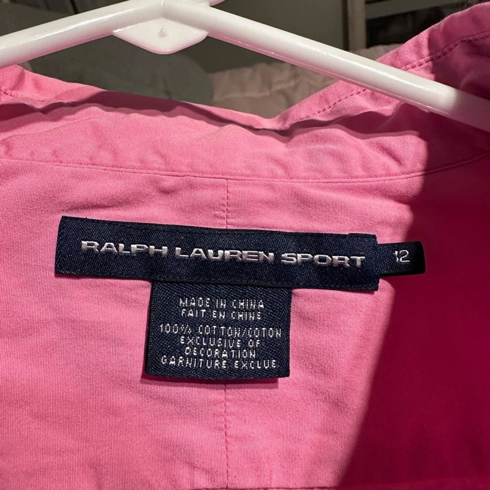 Ralph Lauren Sport Pink Button Down Shirt - Picture 3 of 5